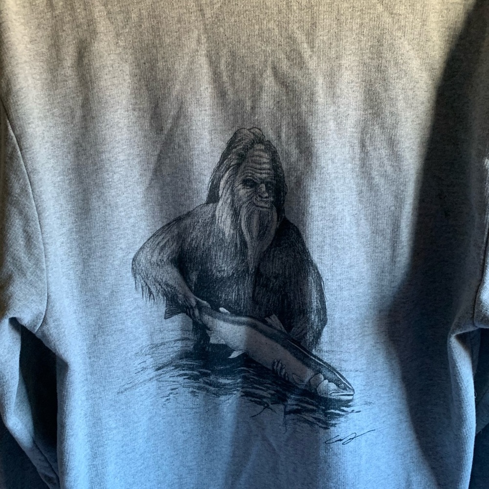 Rep your water steelhead Sasquatch hoodie
